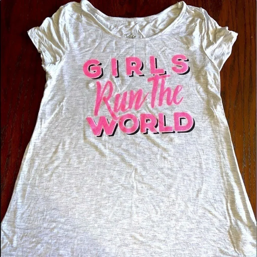 Girls justice sparkly tee